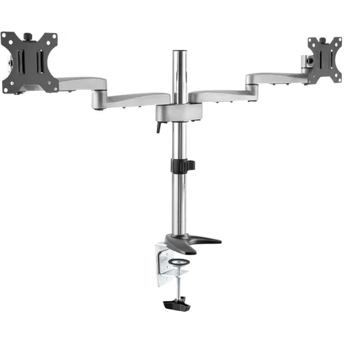 Кронштейн для мониторов Ultramounts UM 707 серебристый 13"-32" макс.8кг крепление к столешнице поворот и наклон