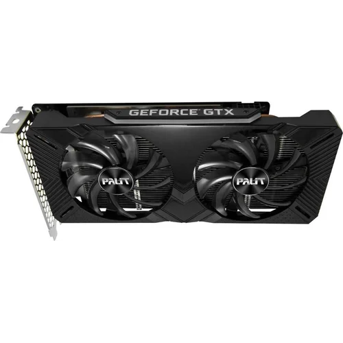 Видеокарта Palit PCI-E PA-GTX1660 DUAL 6G NVIDIA GeForce GTX 1660 6144Mb 192 GDDR5 1530/8000 DVIx1 HDMIx1 DPx1 HDCP Bulk (E51660018J9-1161C BULK)