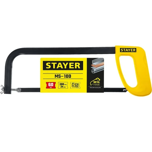 Ножовка по металлу, MS-100, 60 кгс, STAYER