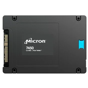 Накопитель SSD Micron 7450 MAX, 6.4TB, NVME U.3, PCI-E 4.0, 2.5"