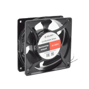 Вентилятор осевой SILART, 120x120x38, 220 VAC, подшипник скольжения