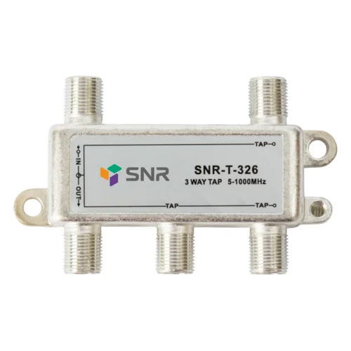 Ответвитель абонентский SNR-T-326 на 3 отвода, вносимое затухание IN-TAP 26dB.