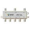 Ответвитель абонентский SNR-T-616, на 6 отводов, вносимое затухание IN-TAP 16dB.
