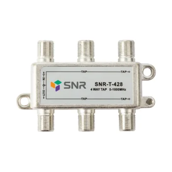Ответвитель абонентский SNR-T-428, на 4 отвода, вносимое затухание IN-TAP 28dB.