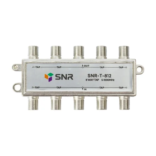 Ответвитель абонентский SNR-T-812 на 8 отводов, вносимое затухание IN-TAP 12dB.