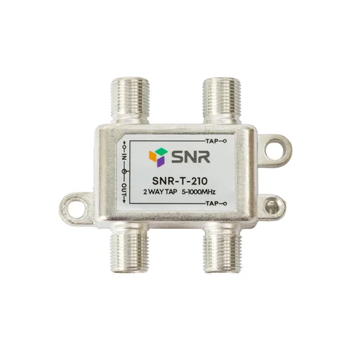 Ответвитель абонентский SNR-T-210 на 2 отвода вносимое затухание IN-TAP 10dB.
