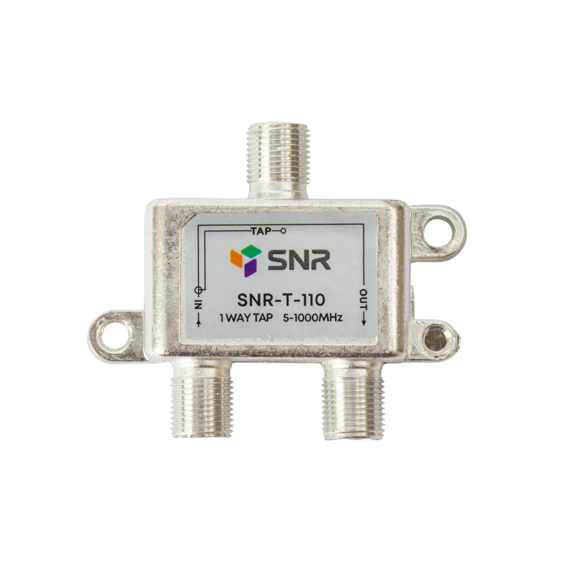 Ответвитель абонентский SNR-T-110 на 1 отвод вносимое затухание IN-TAP 10dB.