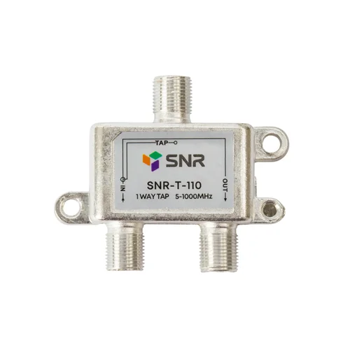 Ответвитель абонентский SNR-T-110 на 1 отвод вносимое затухание IN-TAP 10dB.