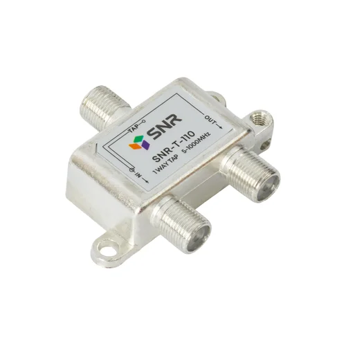 Ответвитель абонентский SNR-T-110 на 1 отвод вносимое затухание IN-TAP 10dB.
