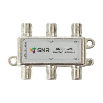 Ответвитель абонентский SNR-T-424, на 4 отвода, вносимое затухание IN-TAP 24dB.