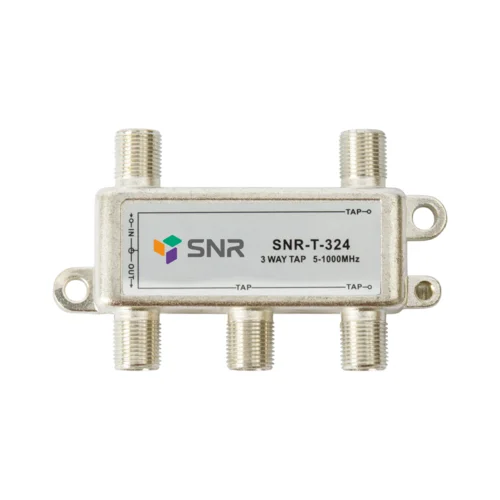 Ответвитель абонентский SNR-T-324, на 3 отвода, вносимое затухание IN-TAP 24dB.