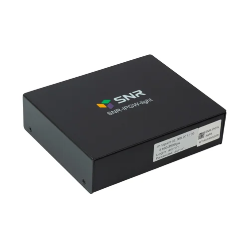 Конвертор IP-протоколов SNR-IPGW-light, 2 порта (in/out) 1000M RJ45