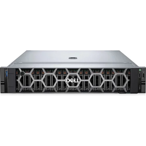 Сервер DELL PowerEdge R7625, 2 x AMD EPYC 9654, 2x1920GB SATA SSD, 1x960GB SATA SSD, PERC H755, 2x10/25G SFP+ B57414, Idrac9 Ent, Rail Kit