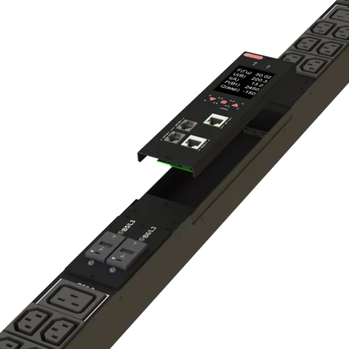 Блок розеток интеллектуальный iPDU-6011: ZeroUnit, 230V, 32А, in IEC60309 P+N+E, out (6) C19; (36) C13 без фиксации