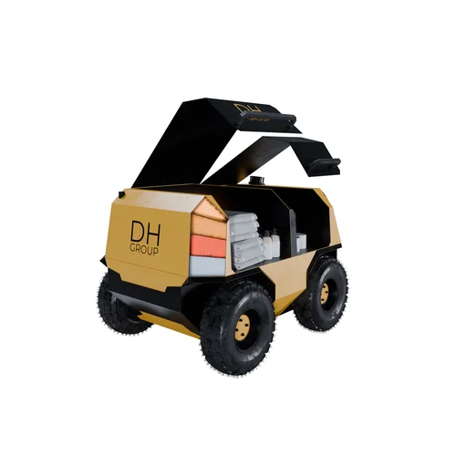 Ровер CARGO SHELL - роботизированная платформа с закрытым корпусом и мультиадресной доставкой грузов до 150 кг