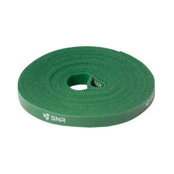 Лента (липучка) в рулоне, ширина 9мм, длина 5 метров, зеленая