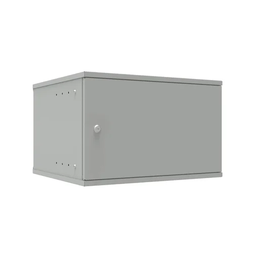 Шкаф телекоммуникационный настенный 6U, 523х450х332мм серия LITE (металлическая дверь)