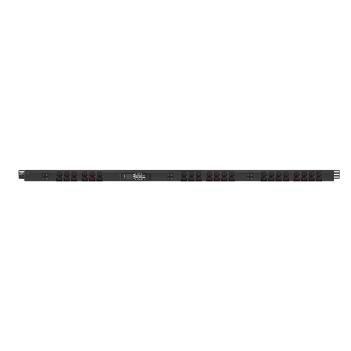 Блок розеток с функцией измерения серии SNR тип A выход 21*C13/19L и 21*C13L с фиксаторами вход 32A IEC60309 (3P+N+E)