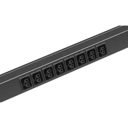 Блок розеток с функцией измерения серии SNR тип A выход 24*C13/19 вход клеммный терминал 16A