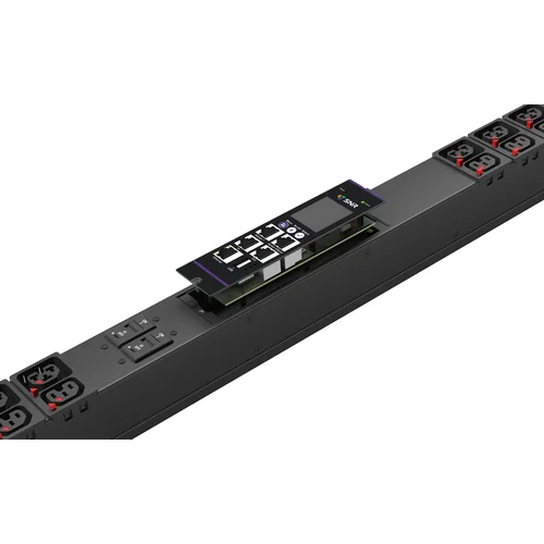 Блок розеток с функцией измерения серии SNR тип A выход 24*C13/19 вход клеммный терминал 16A