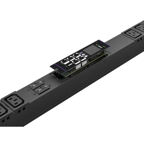 Блок розеток с функцией измерения серии SNR тип A выход 18*C13 и 6*C19 вход 16A IEC60309 (3P+N+E)