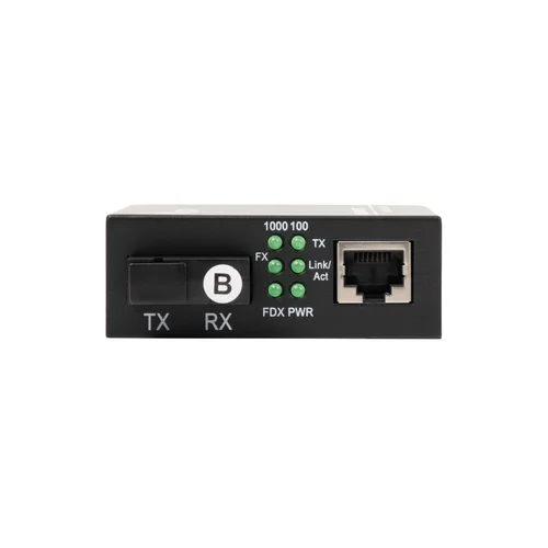 Медиаконвертер 10/100/1000-Base-T / 100/1000Base-FX, Tx/Rx: 1550/1310нм