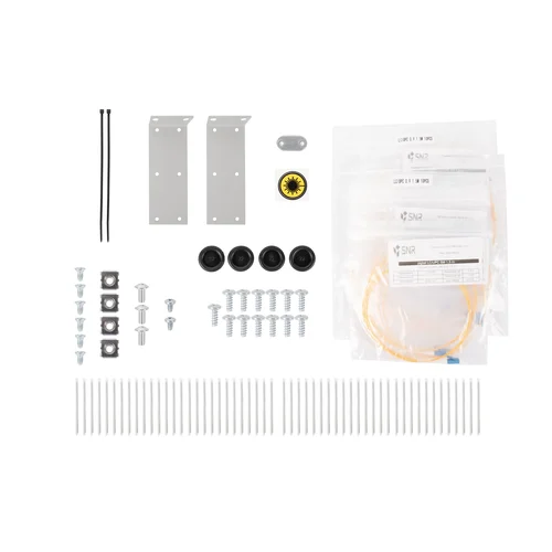 Кросс оптический 19" (ШКОС) укомплектованный на 24 LC порта (комплект с розетками и пигтейлами)