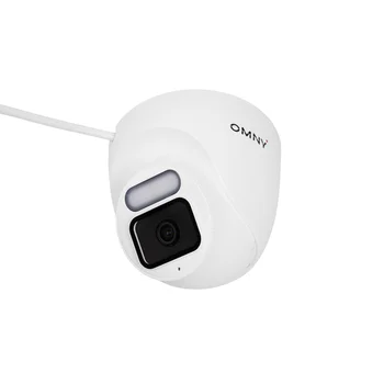 Камера сетевая купольная 4Мп OMNY LT-244AWF28K-SP с микрофоном, объектив 2.8мм, WDR, Super-ISP и видимой подсветкой