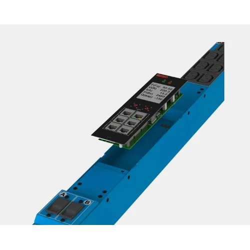 Блок розеток интеллектуальный: iPDU-7021: ZeroUnit, 400V, 16А, in IEC60309 3P+N+E, out (12) C19; (36) C13 без фиксации