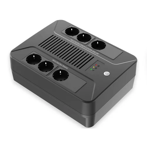 Источник бесперебойного питания Line-Interactive, 800 VA, LED, 6 Schuko