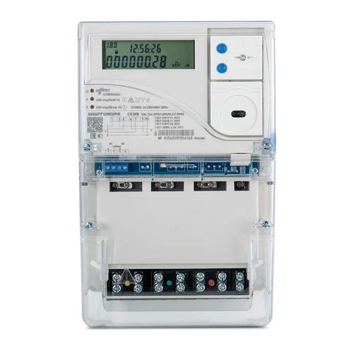 Счетчик электрической энергии трехфазный многофункциональный CE308 S34.746.OR2.QYUVLFZ LR01 SPDs