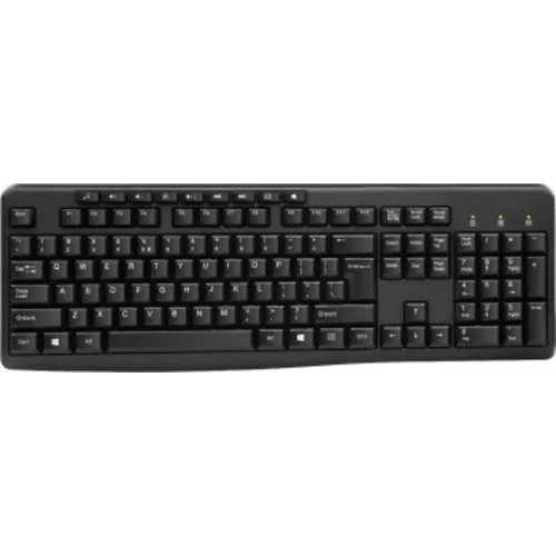 Клавиатура Оклик 305M черный USB Multimedia (1659987)