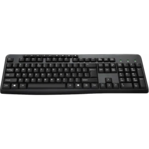 Клавиатура Оклик 305M черный USB Multimedia (1659987)