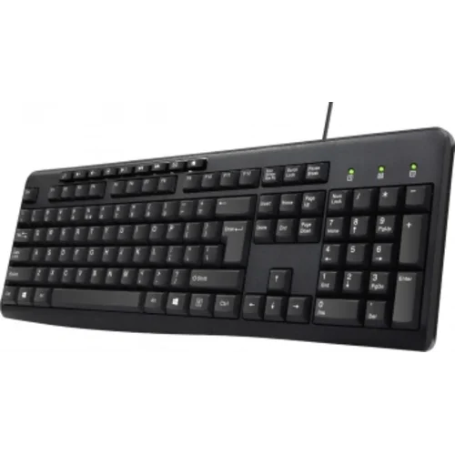 Клавиатура Оклик 305M черный USB Multimedia (1659987)