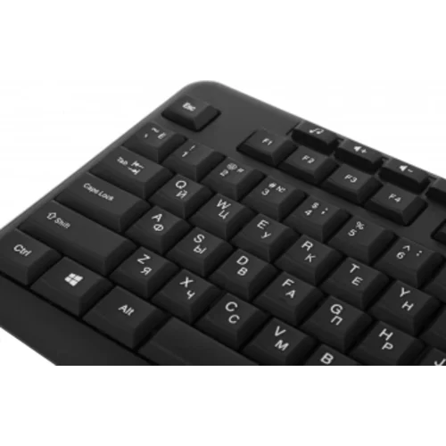 Клавиатура Оклик 305M черный USB Multimedia (1659987)
