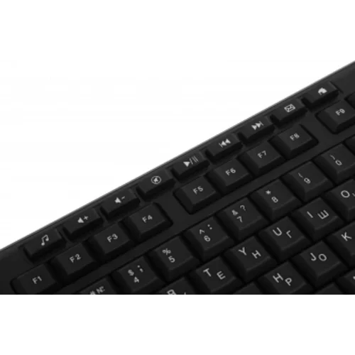 Клавиатура Оклик 305M черный USB Multimedia (1659987)