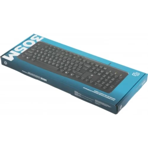 Клавиатура Оклик 305M черный USB Multimedia (1659987)