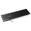 Клавиатура Оклик 155M черный USB slim (подставка для запястий) (1678057)