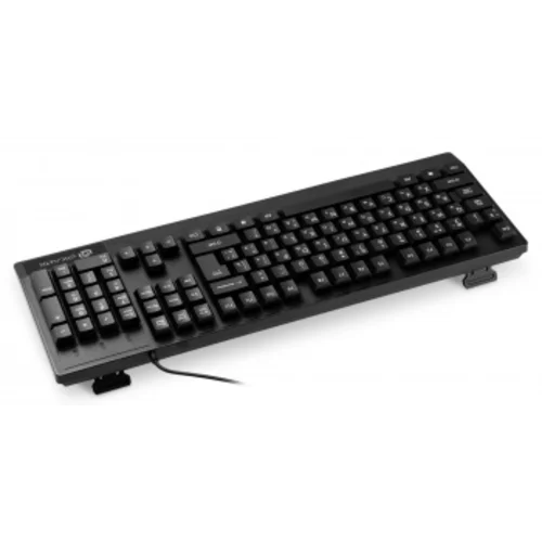 Клавиатура Оклик 115M черный USB (подставка для запястий) (1678098)