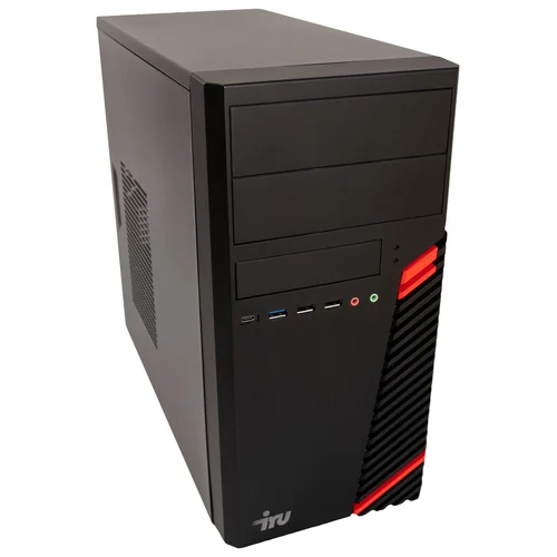 ПК IRU Office 510H4SM MT i3 10105 (3.7) 4Gb SSD240Gb UHDG 630 Windows 10 Professional 64 GbitEth 400W черный