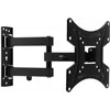 Кронштейн для телевизора Buro FL3S черный 20"-48" макс.15кг настенный поворотно-выдвижной и наклонны