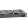 Клавиатура Оклик 835S серый/черный USB беспроводная BT/Radio slim Multimedia (1696467)