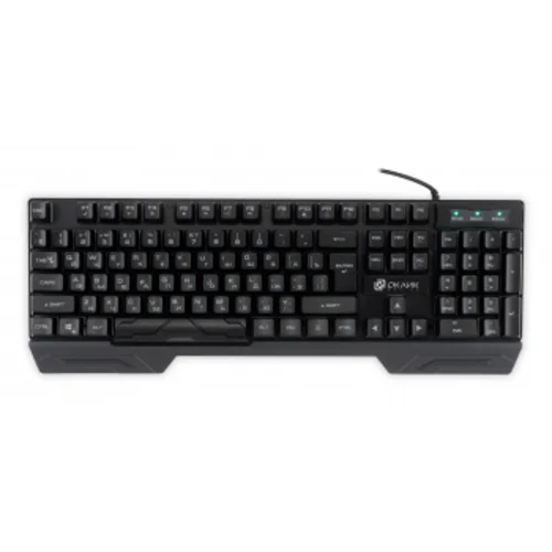 Клавиатура Оклик 709G черный USB LED (1788144)