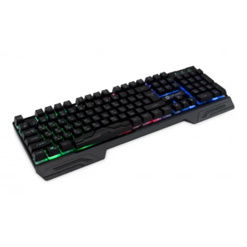 Клавиатура Оклик 709G черный USB LED (1788144)