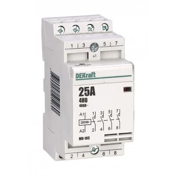 Контактор модульный МК-103 4НО 16А 230В DEKraft 18053DEK