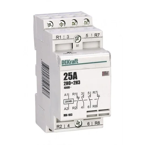 Контактор модульный МК-103 2НО+2НЗ 16А 230В DEKraft 18055DEK