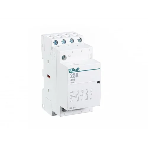 Контактор модульный МК-103 4НО 25А 230В DEKraft 18067DEK
