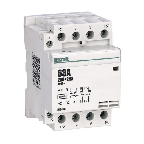 Контактор модульный МК-103 2НО+2НЗ 63А 230В DEKraft 18090DEK