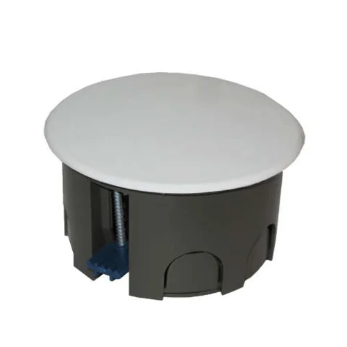 Коробка распределительная СП 80х45мм для гипсокартона пластик. лапки крышка защелкивающаяся Epplast