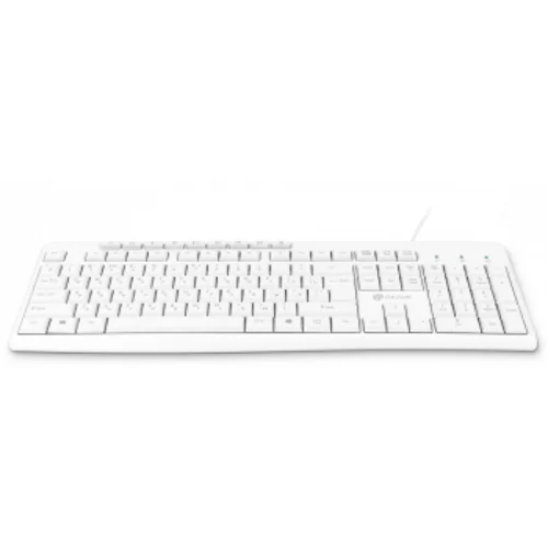 Клавиатура Оклик 305M белый USB Multimedia (1875227)